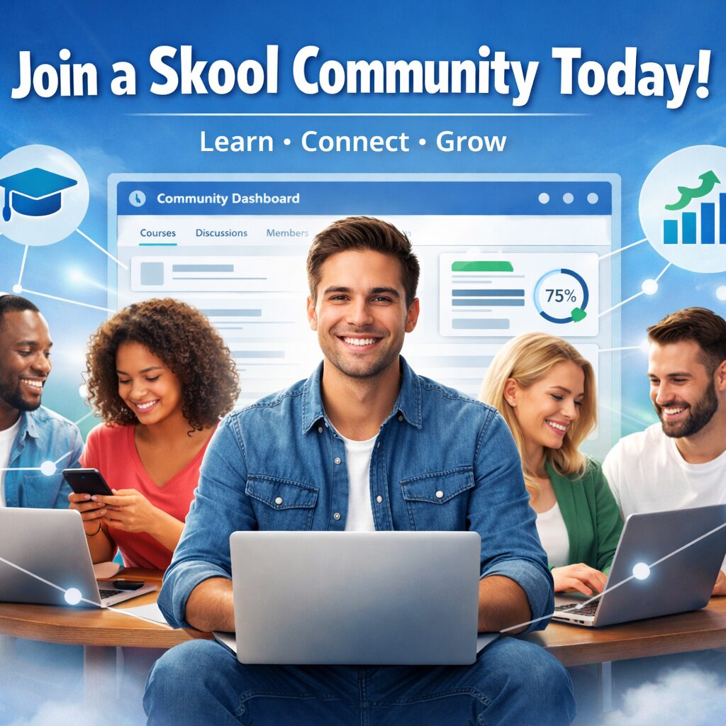 Sign Up for a Skool Community: Build, Learn, and Grow Your Online Success