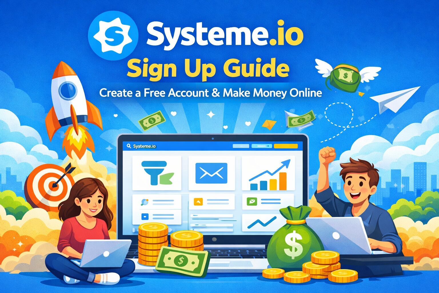 How to Sign Up for Systeme.io (Free) and Start Making Money Online in 2026